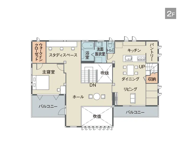 2階間取り図