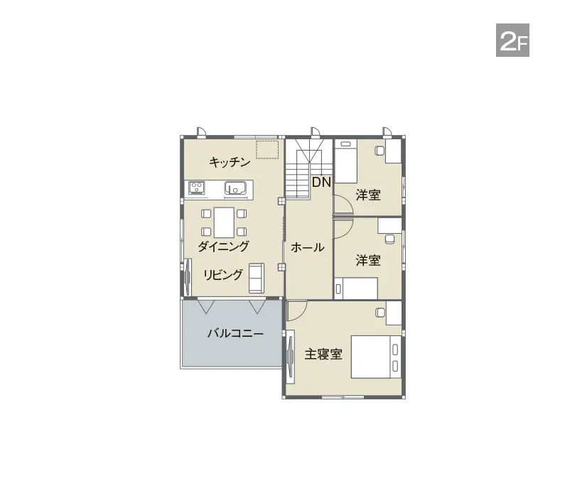 2階間取り図
