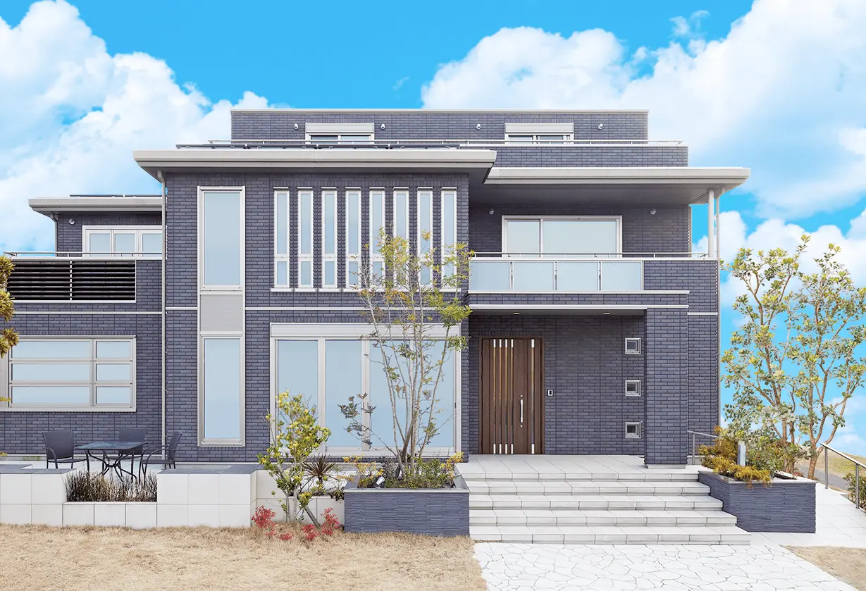 パルフェ大野城展示場の外観